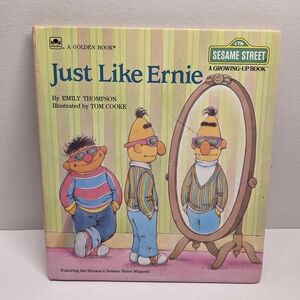 Sesame Street "Just Like Ernie" Board Book 1988